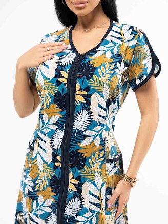 Женский халат мод.469/32 / Петроль