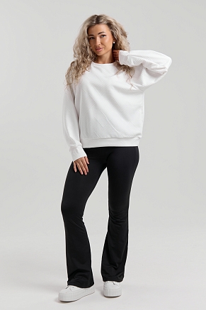 Женский свитшот 36986 / белый