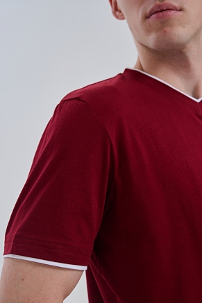 Футболка мужская 14490 / бордо