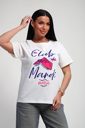 Женская футболка 85666 / белый