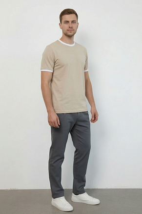 Мужская футболка 14481 / бежевый