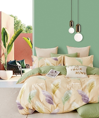 Постельное белье сатин элит на молнии / Утро