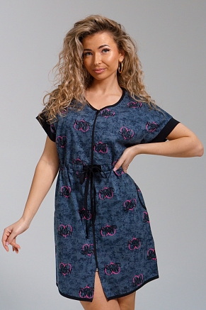 Халат женский 53021 / серый