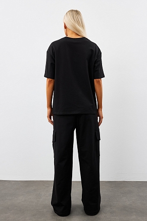 Женский костюм Нила-2 (на рост 175 см) / чёрный