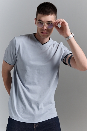 Футболка мужская 14490 / светло-серый