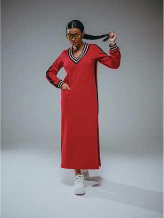 Женское платье Дебора / Алый