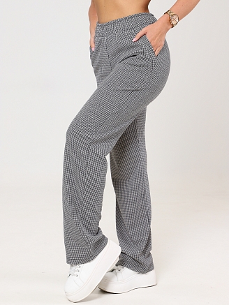 Женские брюки Жаккард БЖ-2748 / Гусиные лапки