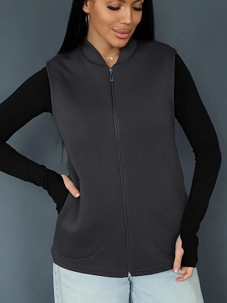 Женский жилет 2247 / Графит