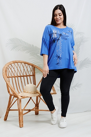 Женская туника 9185 / сиреневый