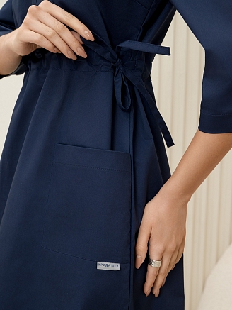 Халат-платье медицинское женское М-504-63 Элит-145/Стрейч