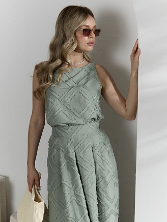 Женский костюм Ангелина-3 КЖ-128 / оливковый