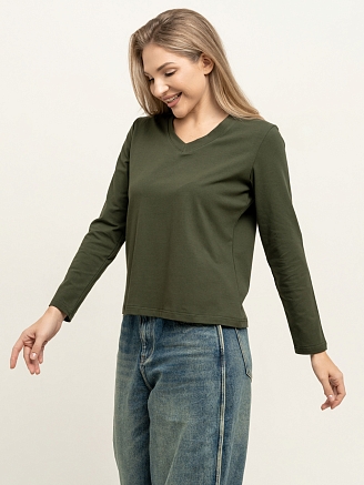 Женская футболка "Милана" / Зеленый арт. к1284з