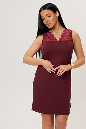 Женская ночная сорочка 2271/2 / Бордовый