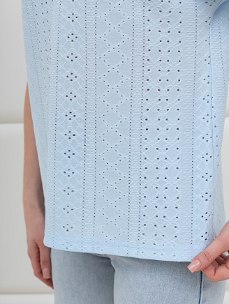 Женская блузка Дис БЛ-043 / голубой