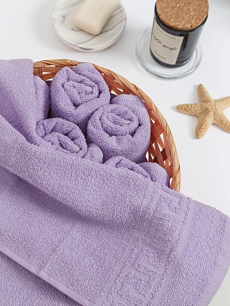Полотенце махровое г/к Узбекистан 380 гр/м2 / 805-насыщ. сирень