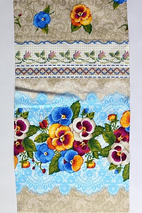 Полотенце кухонное рогожка нарезка