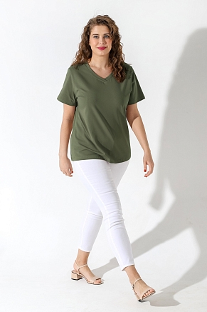 Женская футболка Базис-5 / хаки