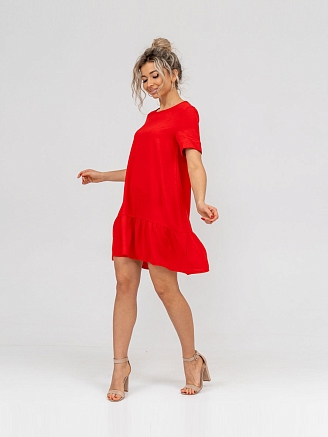 Женское платье мод.1425/9 / Красный