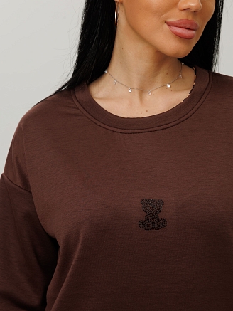 Женский костюм К-228(Н) / Коричневый