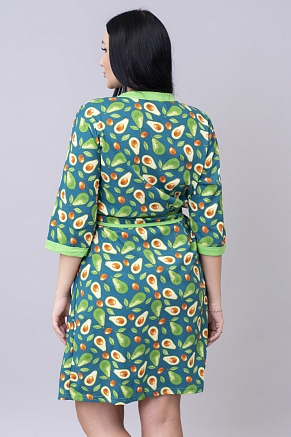 Женский халат М-139 / авокадо зеленый