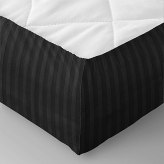 Простыня на резинке "Verossa" Stripe / Black