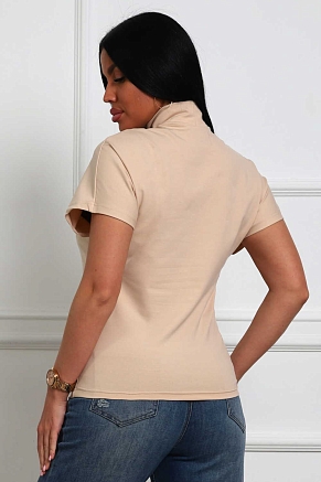 Женская блузка 84304 / бежевый