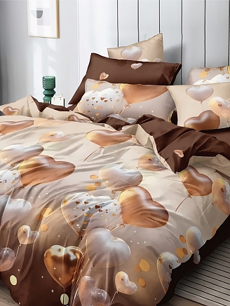 Постельное белье поплин Эксклюзив (молния) / Нежные чувства