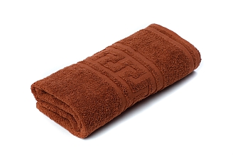 Полотенце махровое г/к Узбекистан 380 гр/м2 / 905-шоколадный