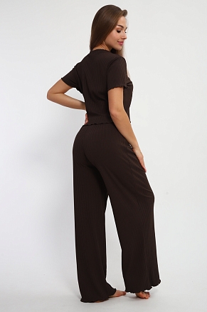 Женский костюм 85557 / шоколадный