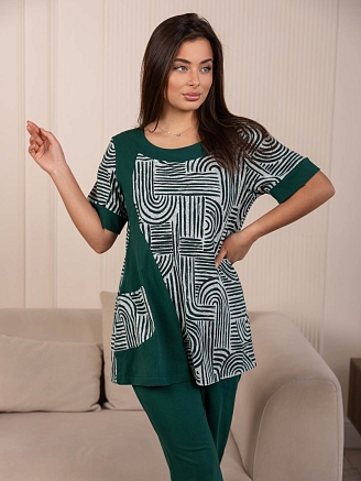 Женский костюм мод.2143 / Зеленый