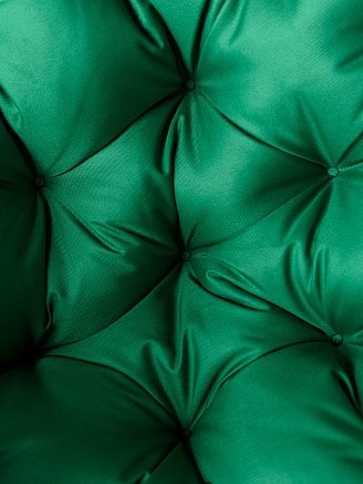 Круглая подушка для подвесных качелей/кресла РО80 / Зеленый