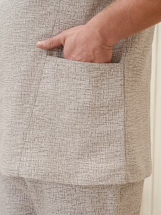 Костюм медицинский мужской М-148-017 Рогожка