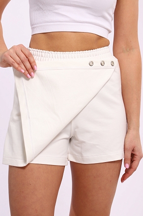 Юбка-шорты женские 88123 / молочный