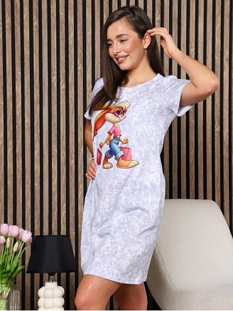 Женская туника Т-50 / Зайка серый