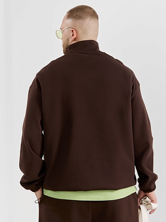 Мужская толстовка Интер-1 / коричневый