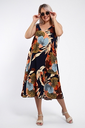 Женский сарафан Саванна 740 / Темно-синий