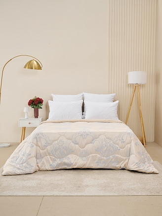 Одеяло "Лебяжий пух" сатин-жаккард / Золото