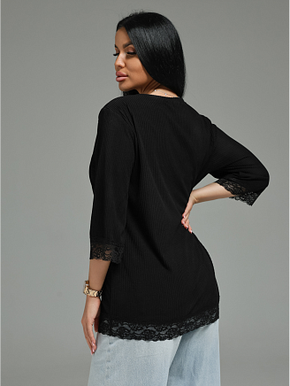 Женская футболка Богемия / Черный