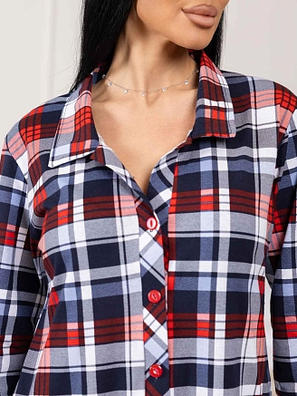 Женский халат мод.2009/3 / Красный