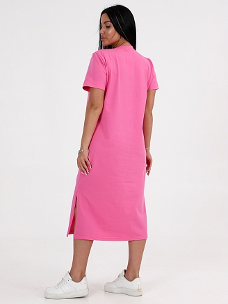 Женское платье-футболка ПлК-56 / Розовый