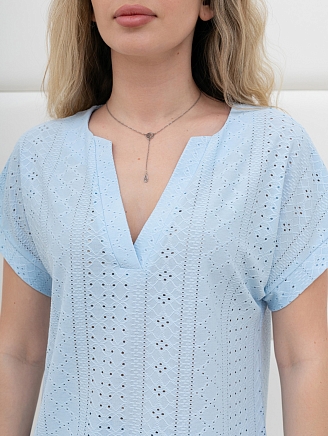 Женская блузка Дис БЛ-043 / голубой