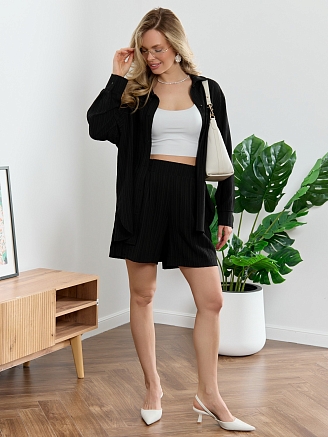 Женская рубашка Сиеста-5 / чёрный