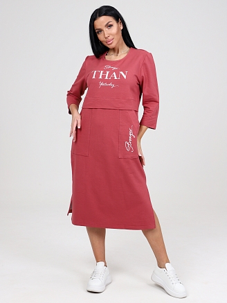 Женское платье СПРИНТ ПлФ-43 / Брусничный