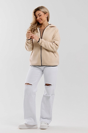 Женская толстовка 36991 / бежевый