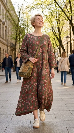 Женское платье 221-4 / зеленый