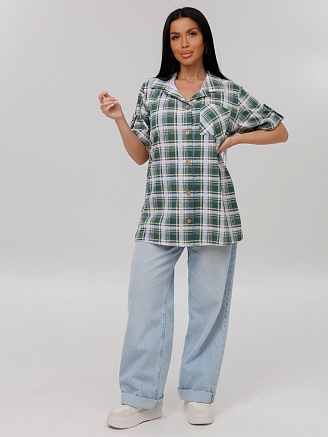 Женская туника Т-221(К) / Желтый (клетка)