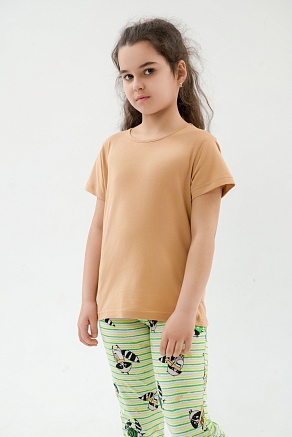 Подростковая футболка из кулирки / Охра