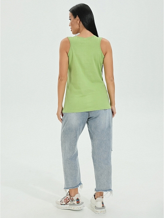 Женская майка Дюна / Зеленый