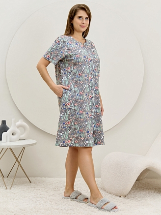 Женский халат Рейна / серый