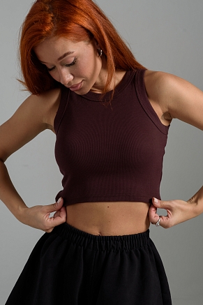 Женский топ 14408/2 / шоколад